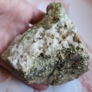 Rock Crystal Collection Specimen Tiny Quartz On Host Rock